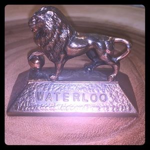 Vintage solid brass Waterloo